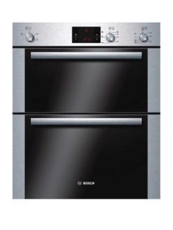 Bosch Hbn13B251B Classixx 60Cm Built-Under Double Hot Air Oven - Brushed Steel